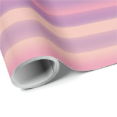 レトロ80年代90年代ピンクパープルグラデーション ストライプの ラッピングペーパー (ロールコーナー)