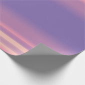 レトロ80年代90年代ピンクパープルグラデーション ストライプの ラッピングペーパー (角)