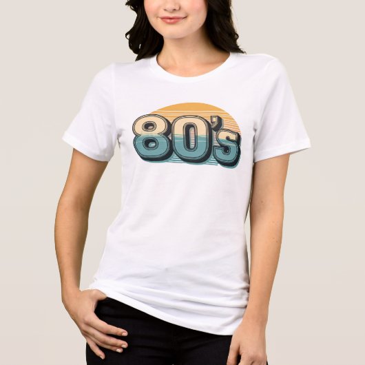 レトロ80年代 トライブレンドＴシャツ (正面)
