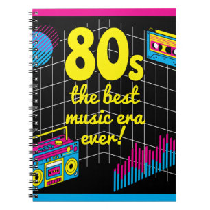 レトロ80年代:最高の音楽時代! ノートブック