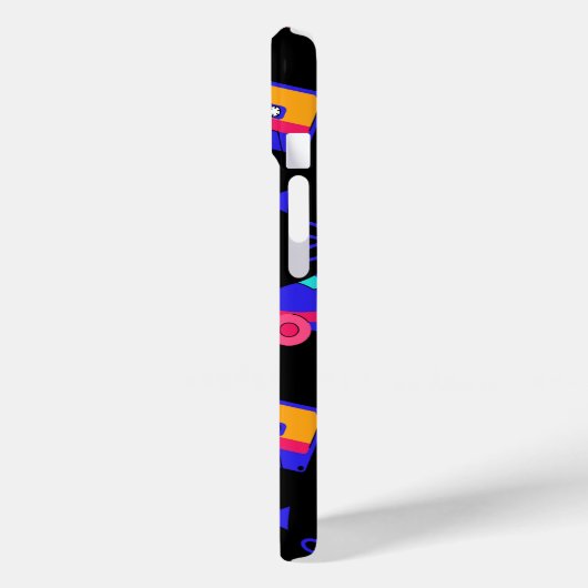 レトロ80年代 Case-Mate iPhoneケース (裏面 / 左)