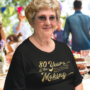 レトロ80誕生日80年 Tシャツ