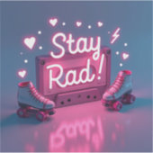 レトロ80sおよび90sのVibes シール (正面)