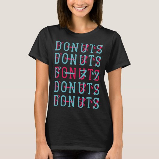 レトロ80sのVaporwave Eutitic 日本の Donts書 Tシャツ (正面)