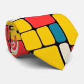 レトロ80sはっきりした幾何明モダンるい ネクタイ (ロール)