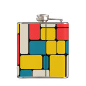 レトロ80sはっきりした幾何明モダンるい フラスク (裏面)