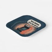 レトロ80sアーケードゲームオタク ペーパープレート (傾斜あり)