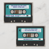 レトロ80sカセットテープ 名刺 (正面/裏面)