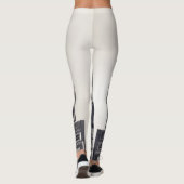 レトロ80sカセットレコーダーのパターン。 レギンス (裏面)