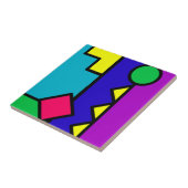 レトロ80sカラーブロック タイル (側面)