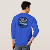 レトロ80'sスケートショップロンTシャツ Tシャツ (裏面フル)