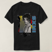 レトロ80sスタイルINXS Tシャツ (デザイン正面)