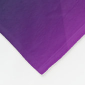 レトロ80sディスコダンスパーティーネオンパープルファンキー フリースブランケット (角)