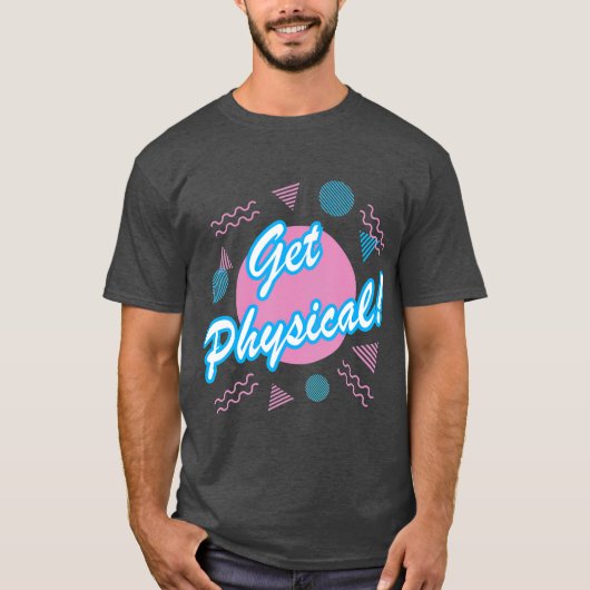 レトロ80sトレーニングヴィンテージ1980s衣装ジム tシャツ (正面)