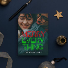 レトロ80sネオンライトメリーすべて写真 シーズンカード