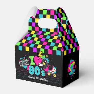 レトロ80sネオン誕生日お願いボックス フェイバーボックス