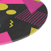 レトロ80sメンフィス幾何デザイン カッティングボード (角)