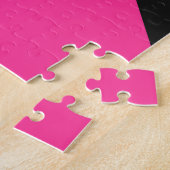 レトロ80sメンフィス幾何デザイン ジグソーパズル (側面)