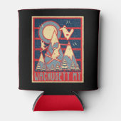 レトロ80sワシントンDCマウンテンスキー 缶クーラー (正面)