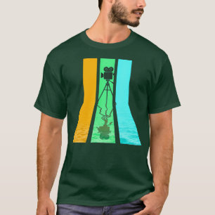 レトロ80sヴィンテージスタイルフィルムメーカー tシャツ