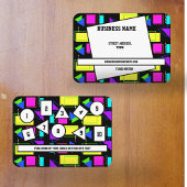 レトロ80S型枠事業会社ロゴ 名刺