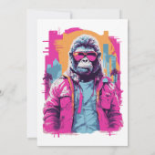 レトロ80's スイート16 バースデーパーティー 招待状 (裏面)