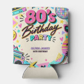 レトロ80's 誕生日 缶クーラー (裏面)