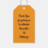 レトロ80's 90'sカセットテープ音楽誕生日パーティー ギフトタグ (裏面)