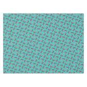 レトロ80's 90'sカセットテープ音楽誕生日パーティー テーブルクロス (正面(横))