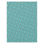 レトロ80's 90'sカセットテープ音楽誕生日パーティー テーブルクロス (正面)