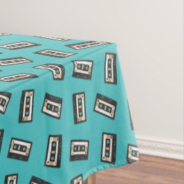 レトロ80's 90'sカセットテープ音楽誕生日パーティー テーブルクロス