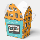 レトロ80's 90'sカセットテープ音楽誕生日パーティー フェイバーボックス (オープン)