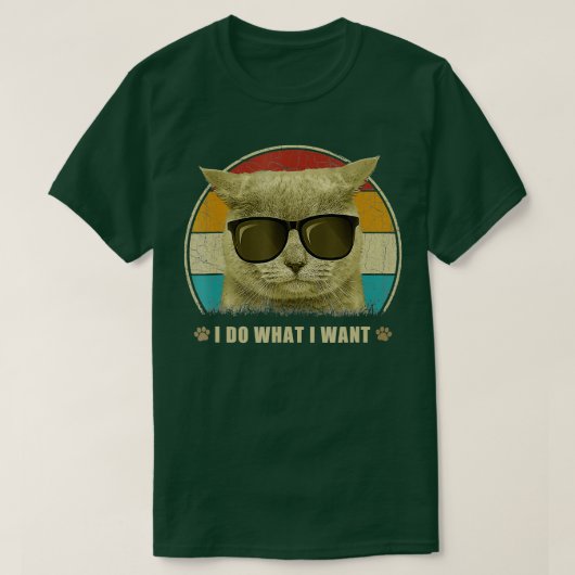 レトロ80s 90s欲しいものを行うおもしろい猫好き tシャツ (デザイン正面)