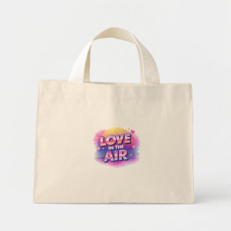 レトロ80's Love In The Air バレンタイン ラバーキャンドル ミニトートバッグ