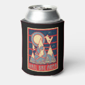 レトロ80s Vailスキーエリア 缶クーラー (缶裏面)