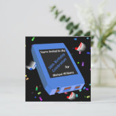 レトロ8-Track 50誕生日 招待状 (スタンド正面)