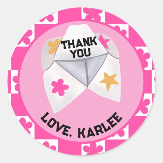 レトロ90のクタイキャッチャー ラウンドシール (正面)