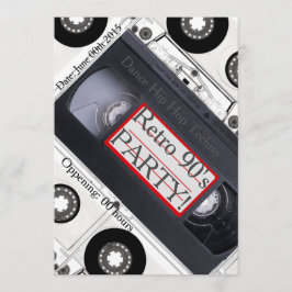 レトロ90のテクニカルカバーの招待 招待状