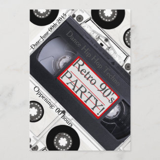 レトロ90のテクニカルカバーの招待 招待状