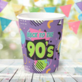 レトロ90のパーティー紙カップ 紙コップ
