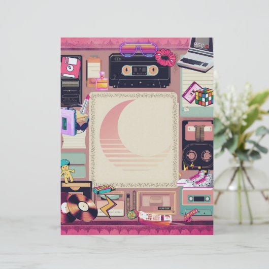 レトロ90レターヘッド (スタンド正面)