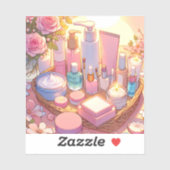 レトロ90年代のアニメ肌気にの美しさ シール (シート)