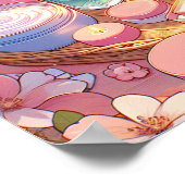 レトロ90年代のアニメ肌気にの美しさ ポスター (角)