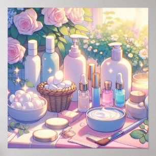 レトロ90年代のアニメ肌気に美学芸術 ポスター