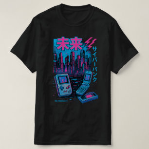 レトロ90年代の日本ネオンTシャツ Tシャツ