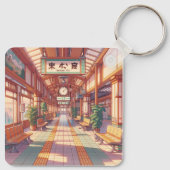 レトロ90年代アニメジャパン駅 キーホルダー (裏面)