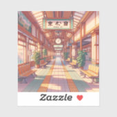 レトロ90年代アニメジャパン駅 シール (シート)