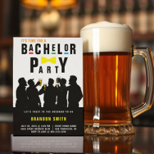 レトロ90年代カラフルな蝶ネクタイ独身パーティー