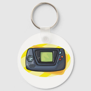 レトロ90年代携帯ゲーム機ゲーマー キーホルダー