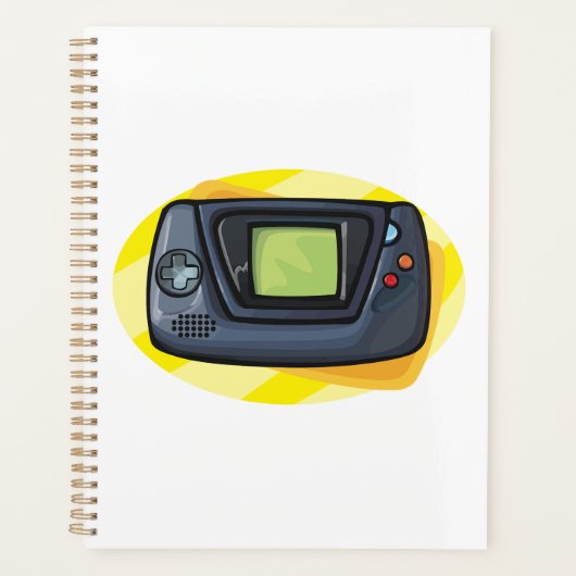 レトロ90年代携帯ゲーム機ゲーマー プランナー手帳 (正面)